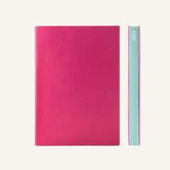 Daycraft 2024 Diary - Signature - A5 - Daily - Soft Cover - Magenta