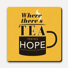 U Studio - Coaster - Lettered - Tea And Hope