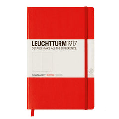 Leuchtturm 1917 - A5 - Dot Grid - Hard Cover - Red