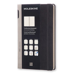 Moleskine - Professional Notebook - Large - Hard Cover - Black