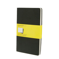 Moleskine Notebook - Cahier - Set of 3 - Large - Squared - Black