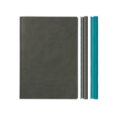 Daycraft Signature Duo Notebook - A5 - Grey/Blue