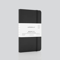 myPaperclip Executive Series A6 Pocket Notebook - Plain - Black