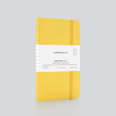 myPaperclip Executive Series A6 Pocket Notebook - Ruled - Yellow