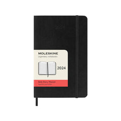 Moleskine - 2024 Soft Cover Diary - Daily - Large (13x21cm) - Black