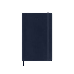 Moleskine - 2024 Soft Cover Diary - Weekly Notebook - Large (13x21cm) - Sapphire Blue