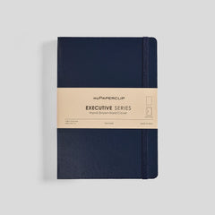myPaperclip Executive Series A5 Hard Cover Notebook - Dotted - Blue