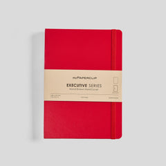 myPaperclip Executive Series A5 Hard Cover Notebook - Dotted - Red