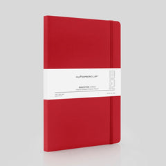 myPaperclip Executive Series Large Notebook - Ruled - Red