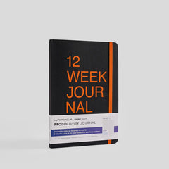 myPaperclip Productivity Journal A5 Notebook - Black