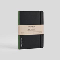 myPaperclip 2026 Hard Cover A5 Weekly Planner - Green