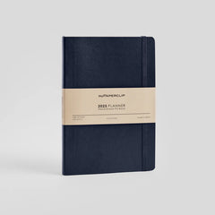 myPaperclip 2026 Vegan Leather A5 Weekly Planner - Blue