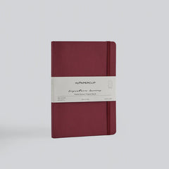 myPaperclip Signature Series myRECYCO A5 Notebook - Dotted - Bordeaux