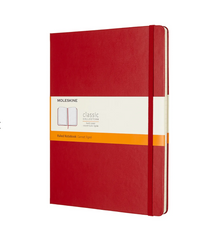 Moleskine Classic Notebook - Ruled - Extra Large - Hardcover - Red