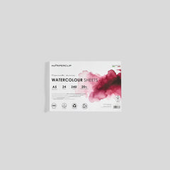 myPaperclip Italian Watercolour Sheets A5 240GSM 24 Sheets