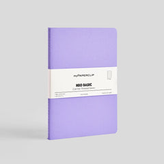 myPaperclip Neo Basic Centre Thread A5 Notebook - Plain - Purple