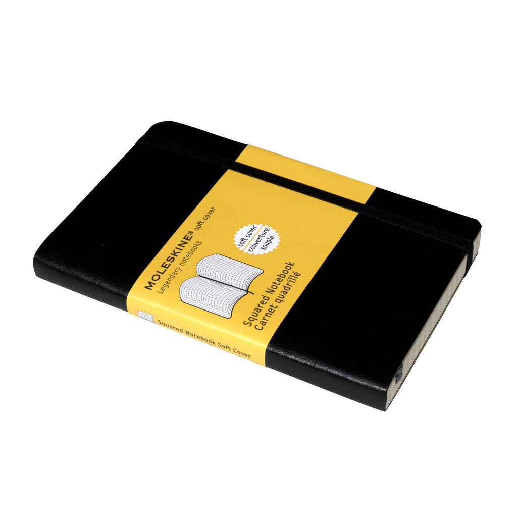 Moleskine Classic Notebook - Squared - Pocket - Soft Cover - Black – mag  nation