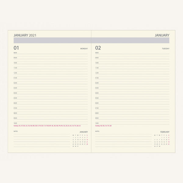 Daycraft 2026 Diary - Signature - A5 - Daily - Soft Cover - Blue – mag ...