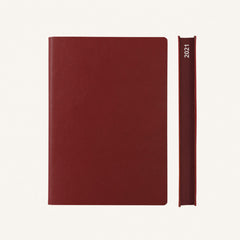 Daycraft 2024 Diary - Signature - A5 - Daily - Soft Cover - Red