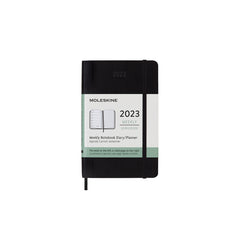 Moleskine - 2023 Soft Cover Diary - Weekly Notebook - Pocket (9x14cm) - Black