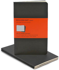 Moleskine Notebook - Cahier - Set of 3 - Pocket - Ruled - Black
