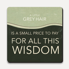 U Studio - Coaster - Lettered - Grey Hair