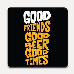 U Studio - Coaster - Type Club - Good Friends, Good Beer