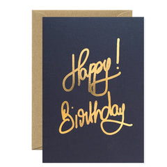 All The Ways To say - Card - Happy Birthday Gold Foil
