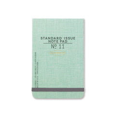 Standard Issue – No. 11 – Pocket Ruled Note Pad – Green