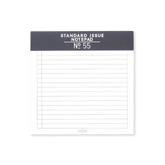 Standard Issue – No. 55 – Square Notepad – Black