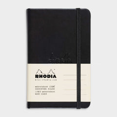 Rhodia Web A6 Lined Black Hardcover notebook