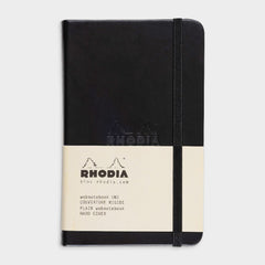 Rhodia Web Notebook A6 Plain Black Hardcover