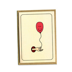 Things by Bean - 'Have A Balloon Disembodied Hand Card' Card