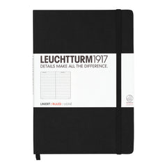 Leuchtturm 1917 - A5 - Lined - Hard Cover - Black