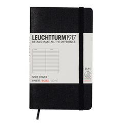 Leuchtturm 1917 - A6 - Lined - Soft Cover - Black