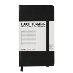 Leuchtturm 1917 - A6 - Lined - Hard Cover - Black