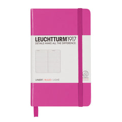 Leuchtturm 1917 - A6 - Lined - Hard Cover - Pink