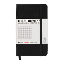 Leuchtturm 1917 - A6 - Squared - Hard Cover - Black