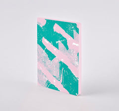 Nuuna Scratched Candy Colour Clash L Light Dotted Notebook - A5