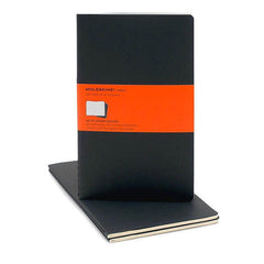Moleskine Notebook - Cahier - Set of 3 - Large - Ruled - Black