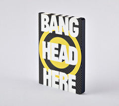 Nuuna Bang Head Here Graphic L Dotted Notebook - A5