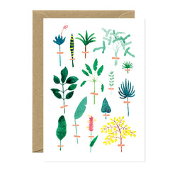 All The Ways To say - Card - Plant - Herbier Exotique