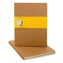 Moleskine Notebook - Cahier - Set of 3 - Extra Large - Squared - Kraft