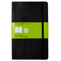 Moleskine Classic Notebook - Plain - Pocket - Softcover - Black