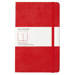 Moleskine Classic Notebook -  Plain - Large - Hardcover - Red