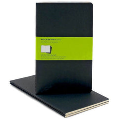 Moleskine Notebook - Cahier - Set of 3 - Large - Plain - Black