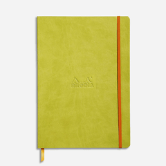 Rhodia Rhodiarama A5 Softcover Ruled Green notebook