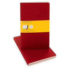 Moleskine Notebook - Cahier - Set of 3 - Large - Squared - Red